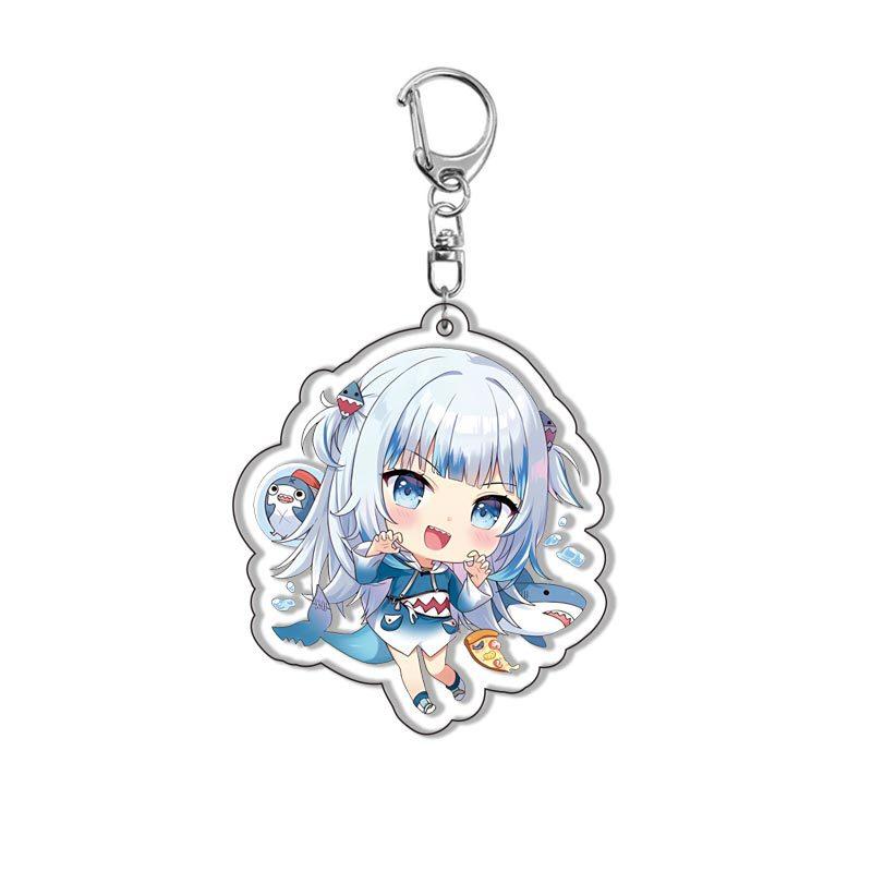 Figurine Anime Hololive Vtuber Cosplay Breloc Acrilic Hoshimachi Suisei Gawr Gura Nanashi Mumei Breloc Fani Decorație Cadouri