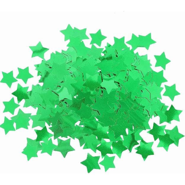Rainbow Star Metallic Foil Confetti 8000 Pcs Shiny Star Table Confetti for Fill Balloon Wedding Graduation Party Decorations,60g of pack