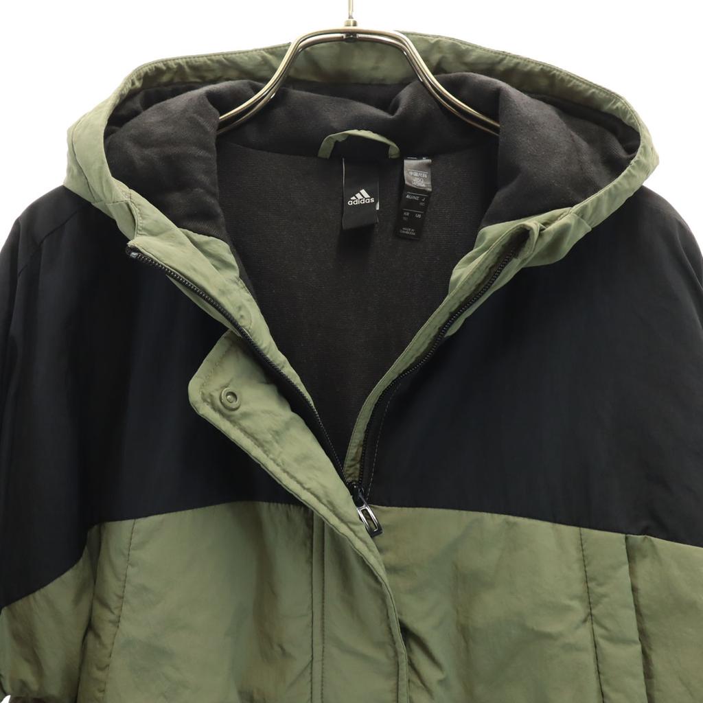 Veste en nylon adidas 150 kaki Doublure tricot avec rembourrage léger Enfant Occasion