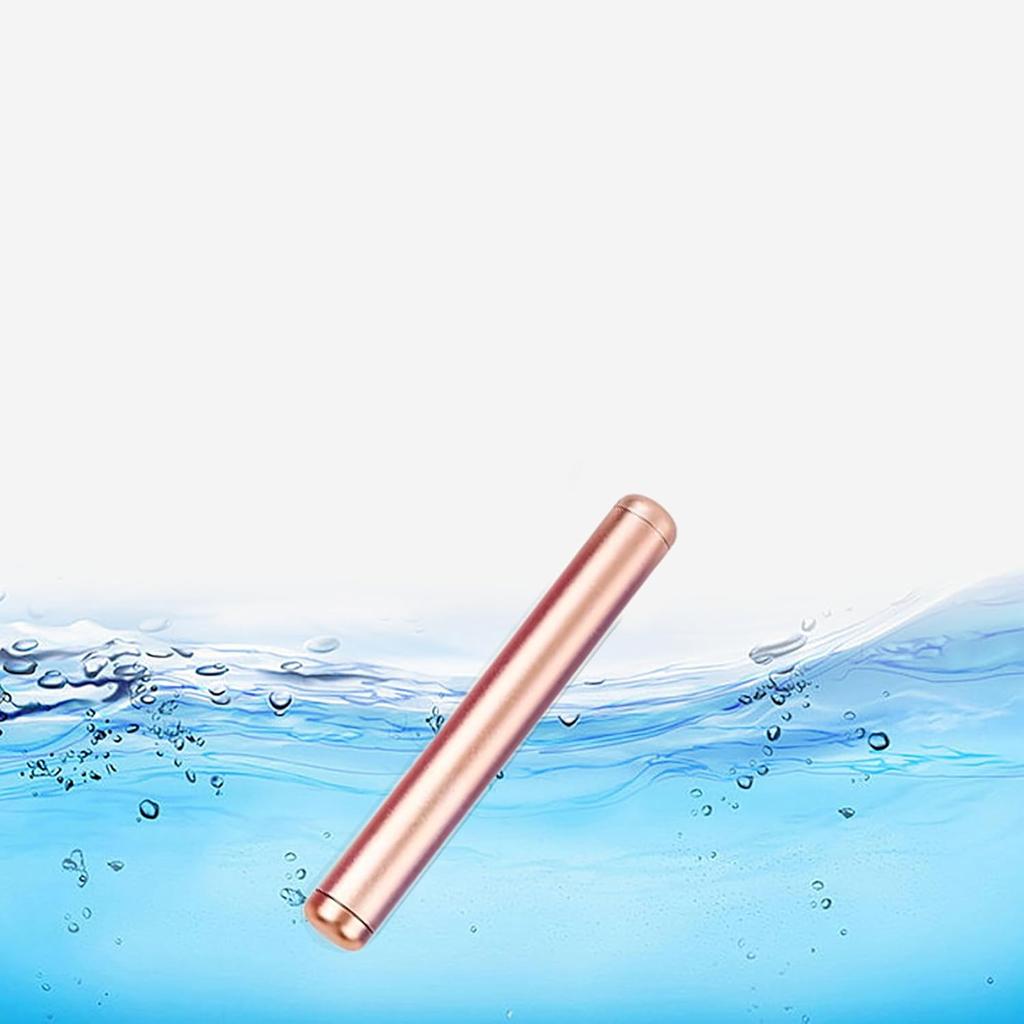 6 Pack Aluminum Metal Tube Conetainer,4.3 inch Metal Waterproof Storage Tube Container,Pocket-Sized Tube for Traveling