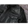 Chinese Size Men Leather Jacket Style Genuine Cowhide Coat Soft Slim Fit Spring