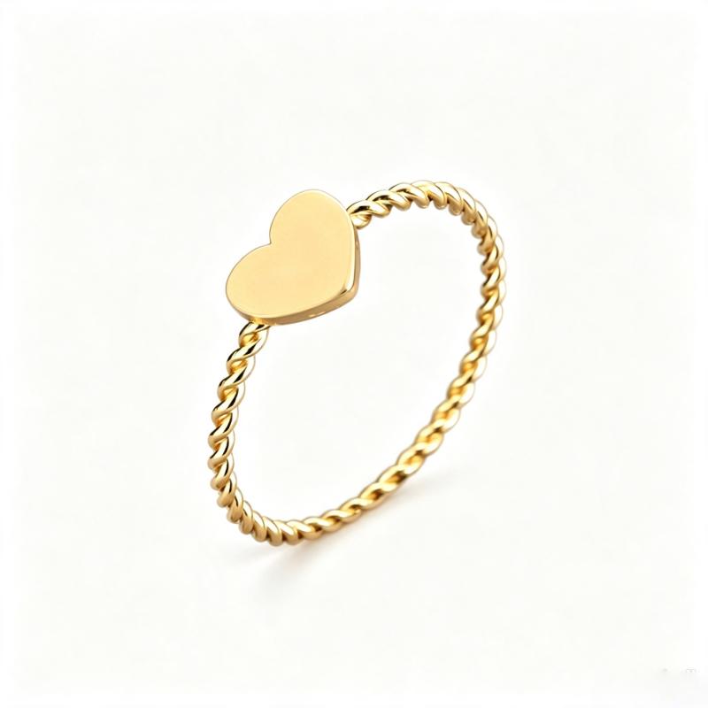 Huitan Gold Color Cross Heart Ring for Women Romantic Wedding Engagement Bridal Promise Accessories Red CZ Elegant Chic Jewelry
