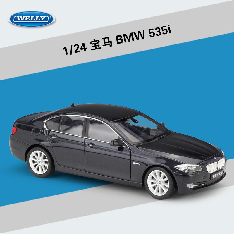 

WELLY 1:24 BMW 535i Sedan Alloy Die-Cast Model Car - Official Licensed Luxury Car with Opening Doors Collector s Display Gift
