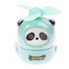 Sevimli Panda Mini El Vantilatörü Soğutucu Taşınabilir Çizgi Film El Tipi USB Şarj Edilebilir Vantilatör Öğrenci Ofis Dış Mekan Yaz