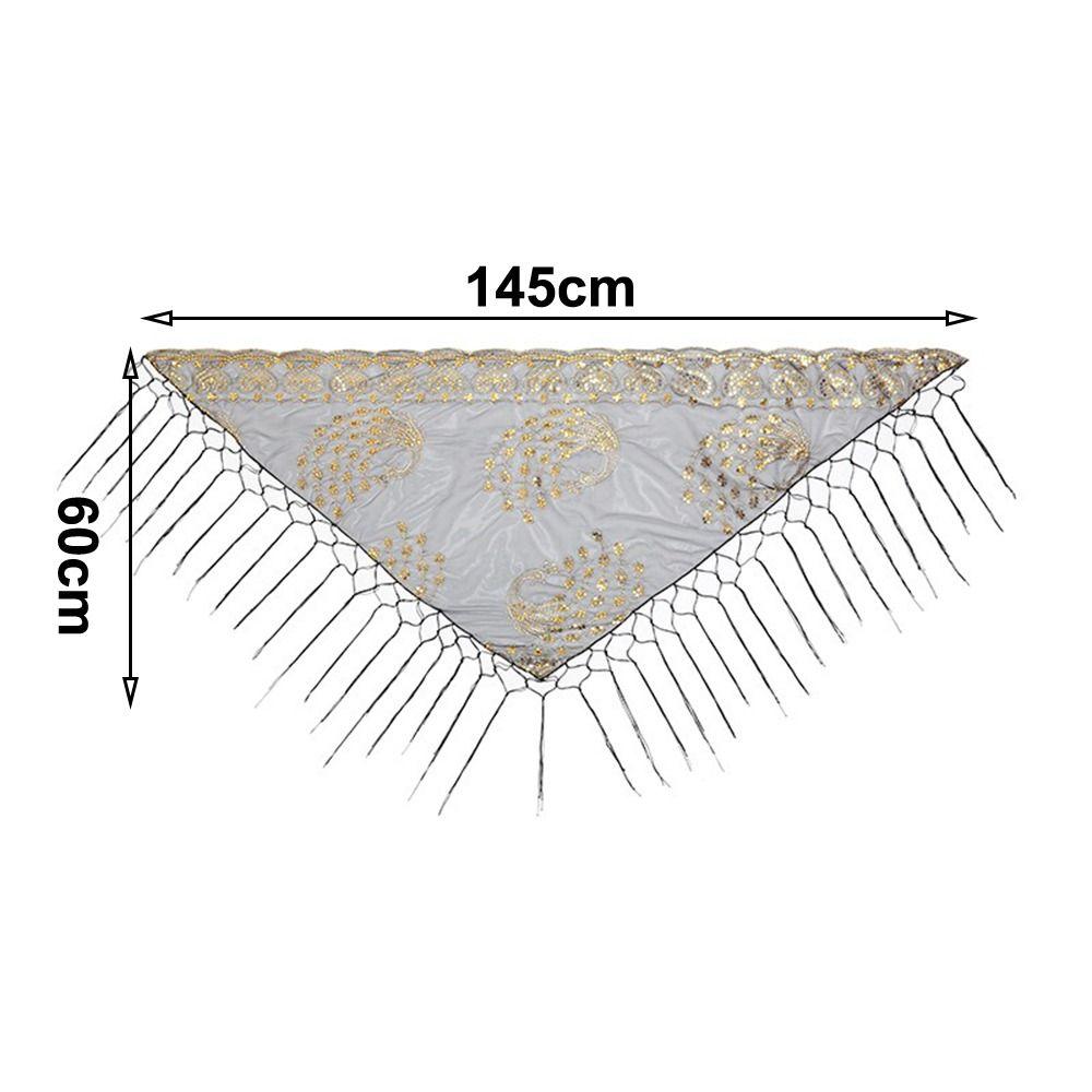 Casual Lace Flower Lace Scarf Shawl Thin Cute Sweet Headscarf Shawl Chic Style Vintage Triangle Head Scarf Photography