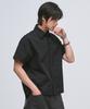 PLACESTUDIOMAN Essential City Boy Pigment Pocket Collar Oversized Cotton Basic Short Sleeve Shirt_2 Colors