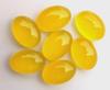 Natural Yellow Chalcedony Oval Cabochon | Yellow Chalcedony Loose Gemstone | Smooth Oval Stone for Jewelry Making