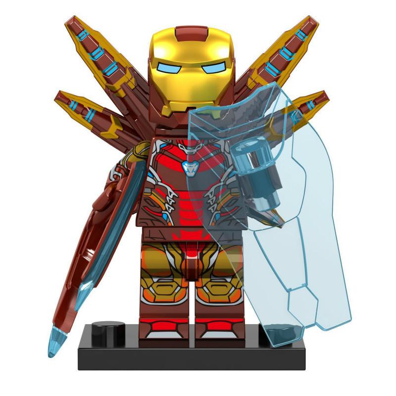 Железный человек MK50 Lego Minifigures Мстители Строительные блоки Детские игрушки V004