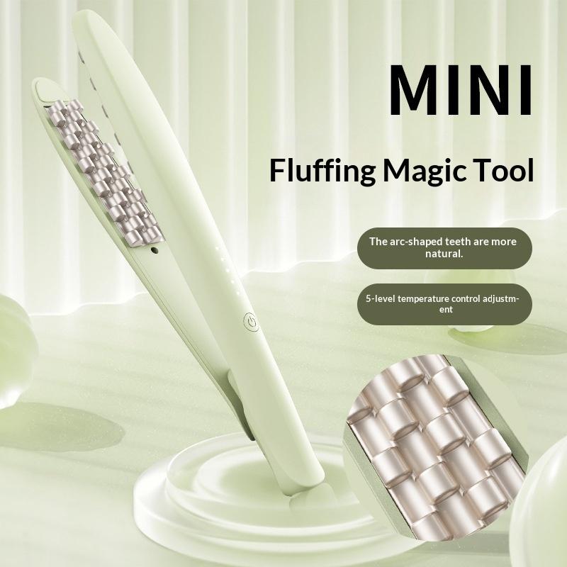Professional Volumizing Ceramic Hair Iron For Thicker Hair Or Larger Lasting Hair Volume Fluffy Hair Straightener Crimping Tool