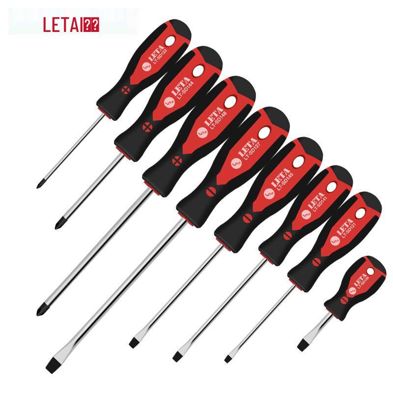 LETA 8-Piece Magnetic Phillips & Slotted Screwdriver Set 8-Piece Set