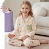 Fenteng Girls' Spring Autumn Cotton Cartoon Pajama Set