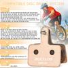 BUCKLOS Sintered Metal Bicycle Pad For B01S B03S B05S Hydraulic Disc Brake Pad Road Mountain Bike Pads for MT200 MT400 M485 M525