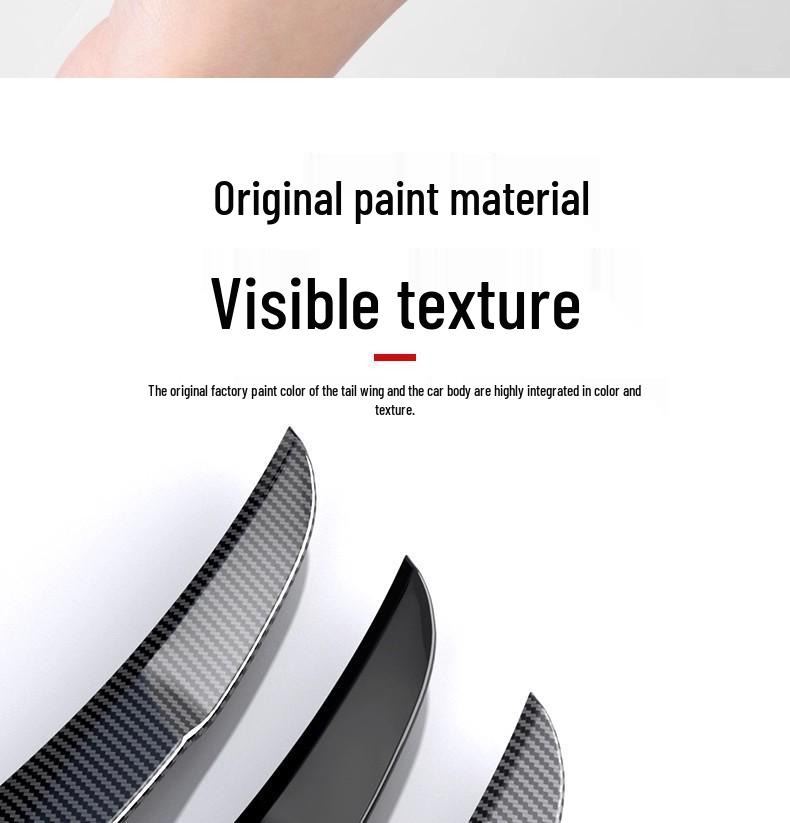 Tesla Model Y/3 Dry Carbon Fiber Tail Wing Sport Body Kit Accessories
