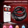 Remote Control Double Ring Vibrator with Multi-Frequency for Couples.