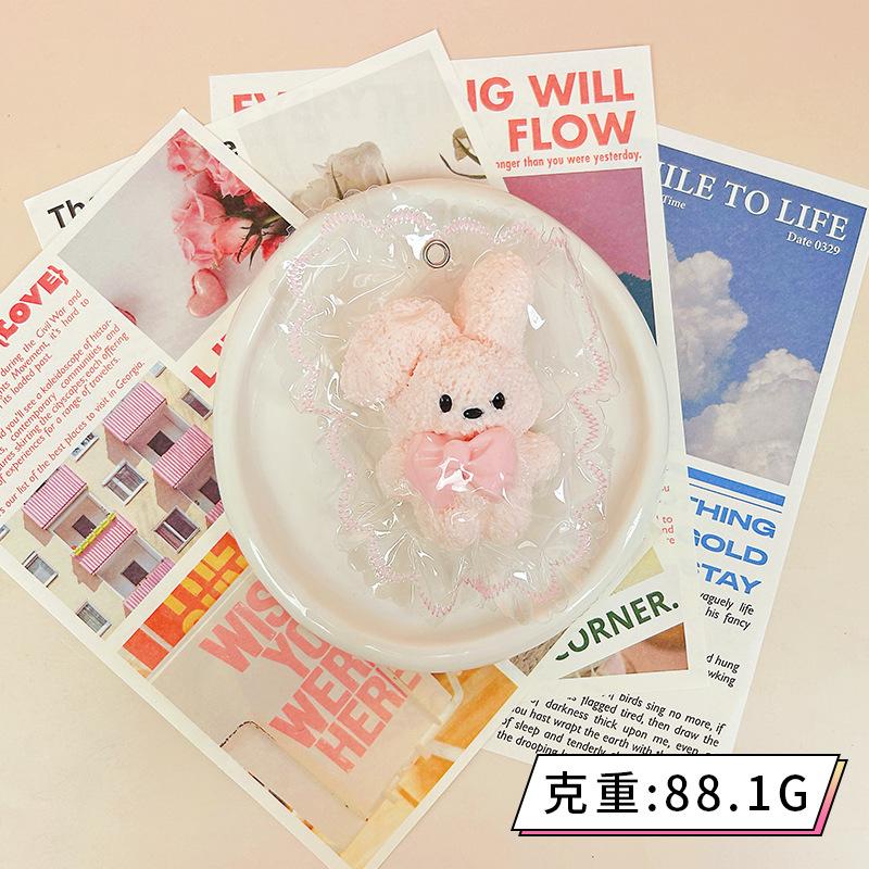 Food-grade Silicone Squeeze Cream Clay Animal-shaped Stress-relief Toy with Laced Edges Stress-relief Toys
