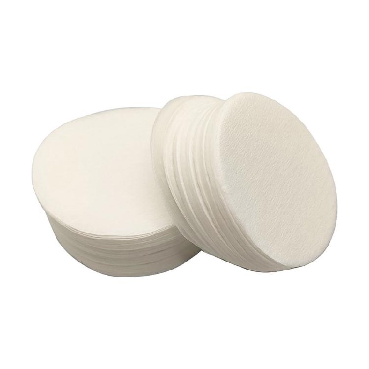 

100Pieces Round Coffee Filters Disposable Paper Coffee Filter Discs Wood Pulp Texture for Home Office and Outdoor Use білий