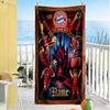 Fc Bayern München Poster Personalized Text Beach Towel High Absorbency & Quick-Dry Perfect for Traveling Yoga Camping and Swimming