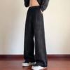 Tie-dye drape casual pants men's trendy summer new loose straight trousers wide-leg versatile design trousers