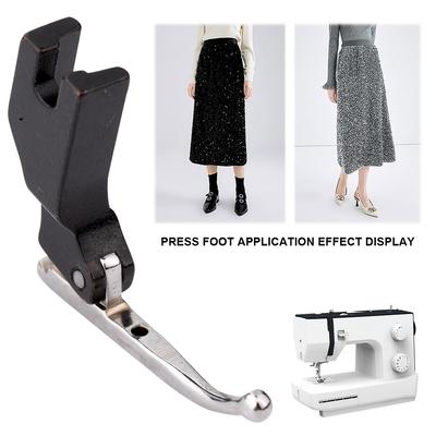 Fashion Clothes Fabric Fixed Press Foot Stainless Steel Wedding Dress Ball Fabric Special Presser Foot Sewing Machine Accessory
