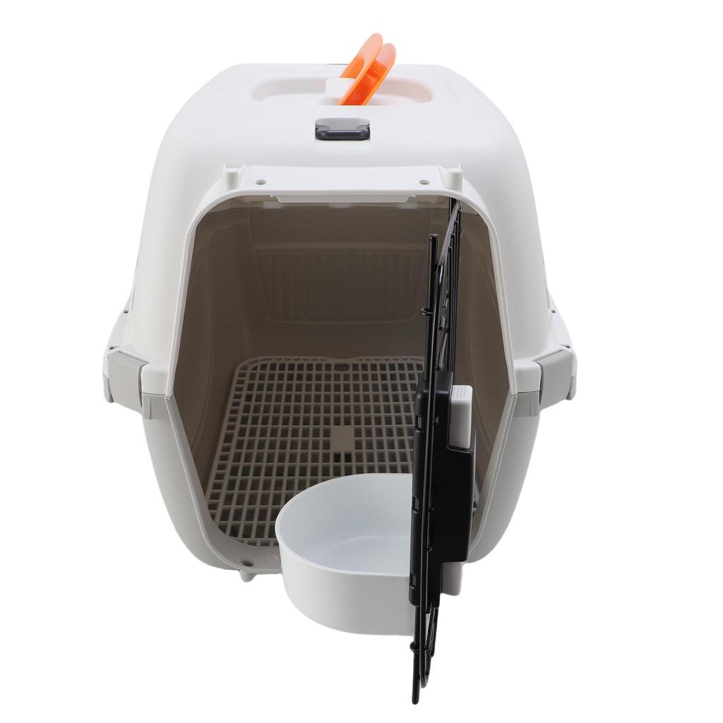 Plastic Pet Carrier Easy To Assemble Ample Space Excellent Ventilation Portable Dog Carrier for