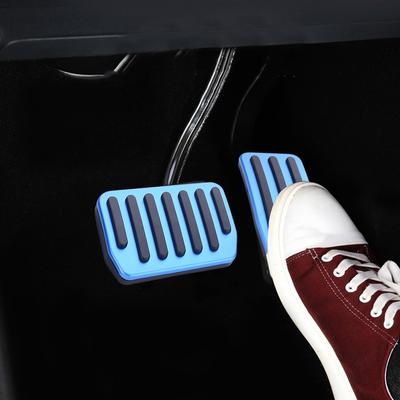Footrest Plates Covers for Tesla Model 3 2017-2021, Electric Vehicle Pedal Protection Covers
