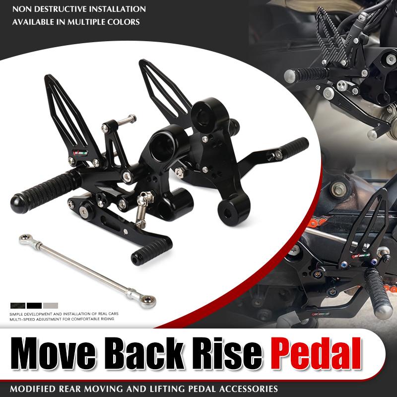 Motorcycle Accessory CNC Footrests Rearset Rear Footpeg Foot Rests For 800NK 800 NK 2023 2024 2025