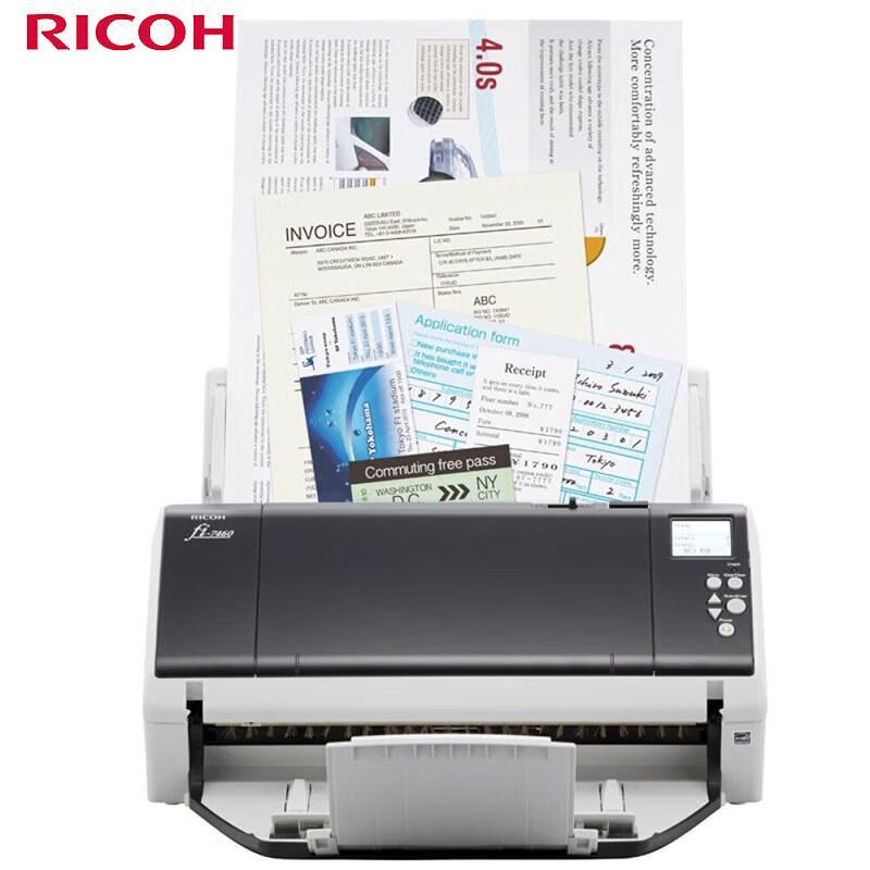 Ricoh fi-7460 A3 High-Speed Duplex Document Scanner CN plug (adapter included)