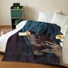 Game S-SallyFace Throw Blankets Soft Warm Flannel Blanket Bedding for Bed Living Room Home Sofa
