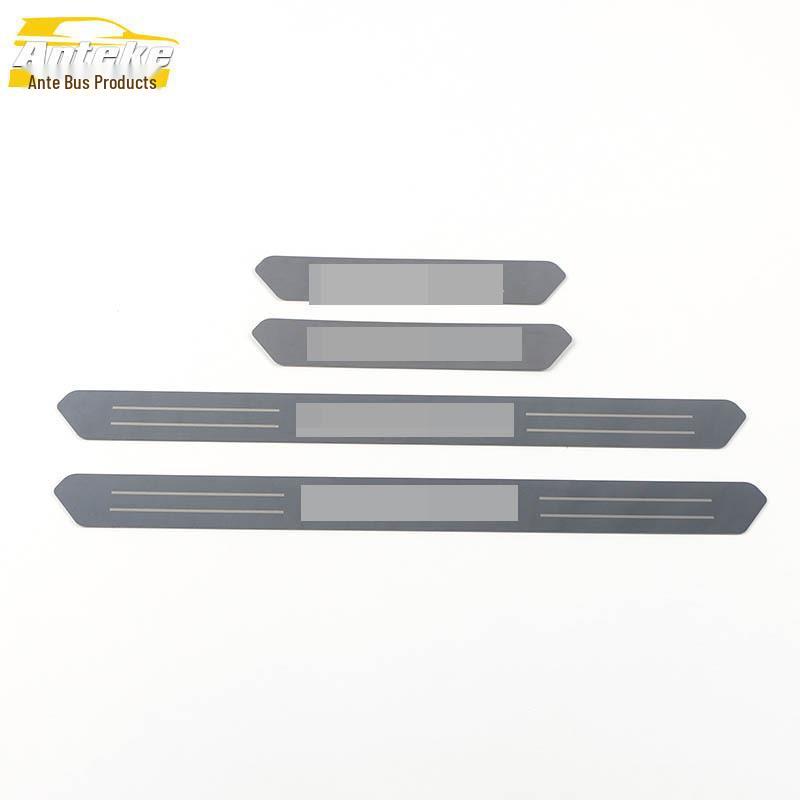 

22 Venza Stainless Steel Door Sill Strips: Bright Welcome Pedal Decorative Stickers, Car Accessories
