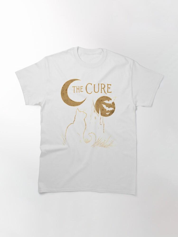 The Cure Gothic Cat And Moon The Cure Classic T-Shirt