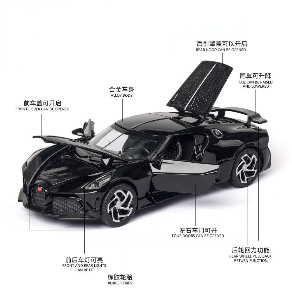 2021 hot toys diecast 1/32 Supercar model toy boy toy Metal Return Force kids toys boys model car toys for boys