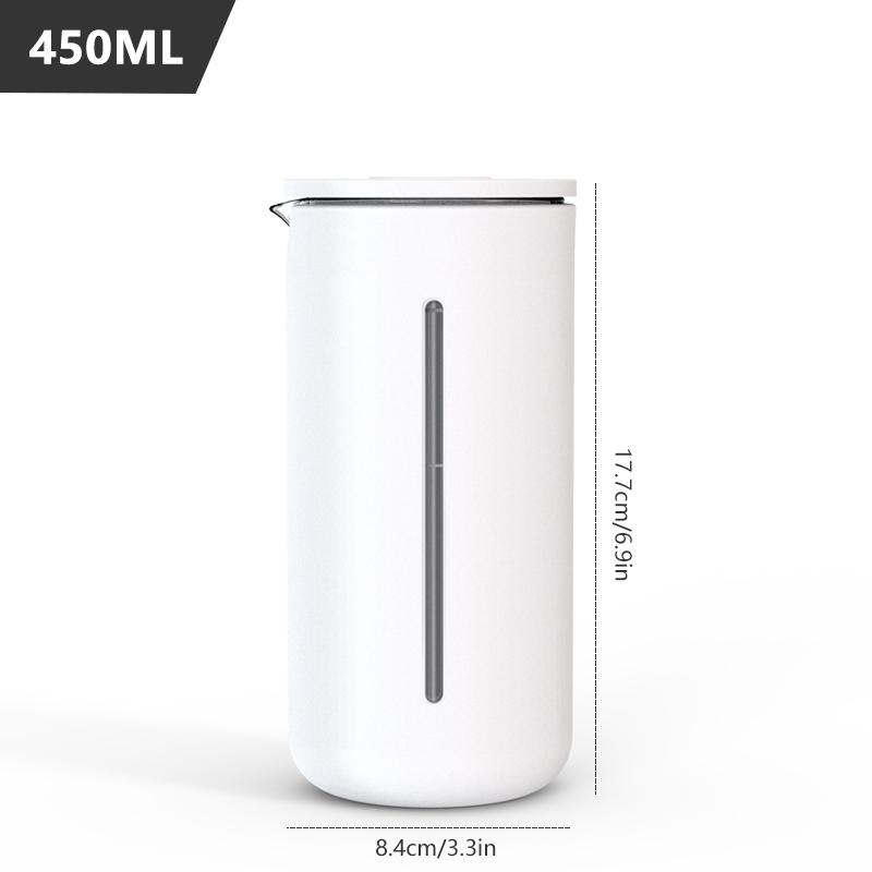 TIMEMORE Fransız Basın Kahve Küçük U 450 ml Yapımcı Gereçleri Kupa Beyaz Siyah Mutfak Ev Seyahat Ofis Kahve Kupa