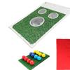Golf Chipping Cornhole Set Includes 12 Balls Mats and Carrying Bag, Portable Target