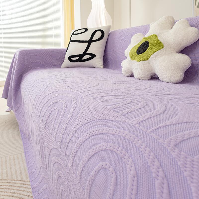 Summer Cool Ice Silk Sofa Towel High-Grade Full Covered Summer Sofa Cover Cloth Non-Slip Sofa Cover Seat Cushion Blanket