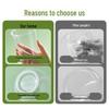 Baijie Disposable Milk Tea Cups with Lids, Straws & Stickers