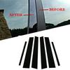 Glossy Black Pillar Posts Window Door Trims Sticker Cover Kits Auto Styling Fit for KIA Sportage 2017 2018 2019 2020 2021 2022