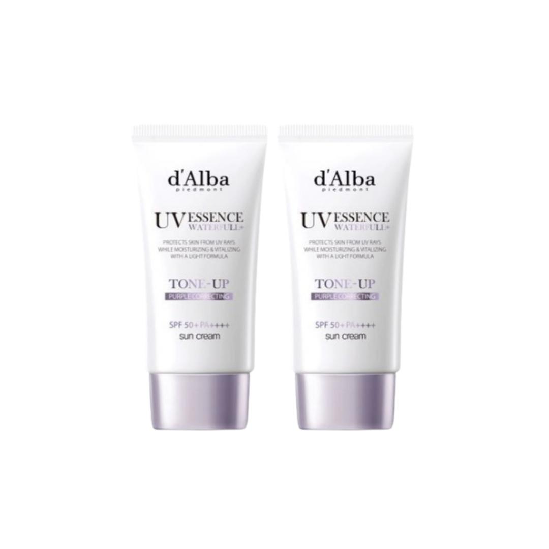 

d Alba Waterfull UV Essence Тональный солнцезащитный крем Фиолетовый дуэт 50 мл × 2