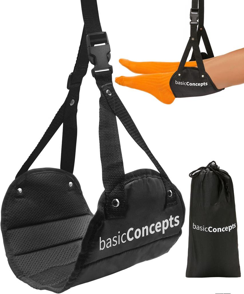 Travel Footrest Hammock Office Footrest Strap Airplane High Speed Rail Footrest Hammock