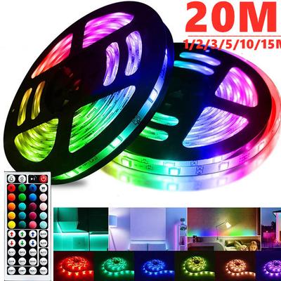 Led Strip Light 2835 SMD Flexible Ribbon LED Strip Ribbon Diode Tape RGB Light Garden Home Bedroom Decor Tv Screen Light