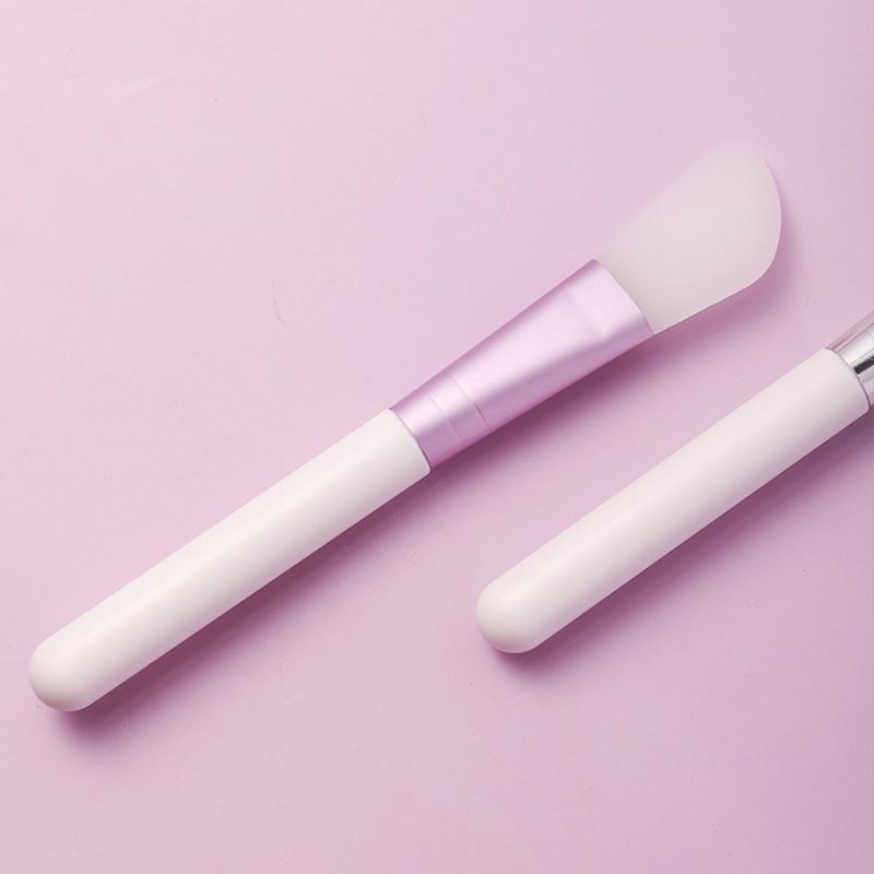 1/2Pcs White Makeup Silicone Facial Mask Brush Professional Mud Cream Brushes Diy Skin Care Foundation Gel Cosmetic Beauty Tool