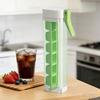 Yousheng One-Hand Press Ice Cube Tray with Lid Food-Grade Mold for Freezer Easy-Release Leak-Proof Space-Saving Ice Maker for Home
