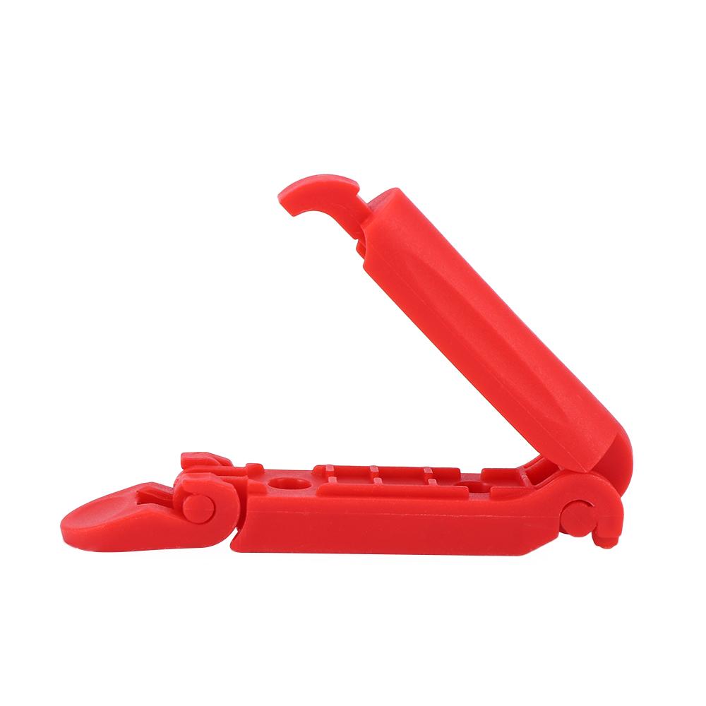 Car Seat Safety Belt Adjuster Clip - Red, 8.5cm, For Kids 6 Months & Up, Easy Buckle Lock