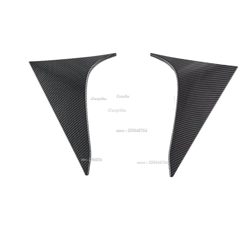 For Honda Vezel HR-V HRV Carbon Fiber Rear Window Triangle Cover Trim Decoration Exterior Accessories Car Styling