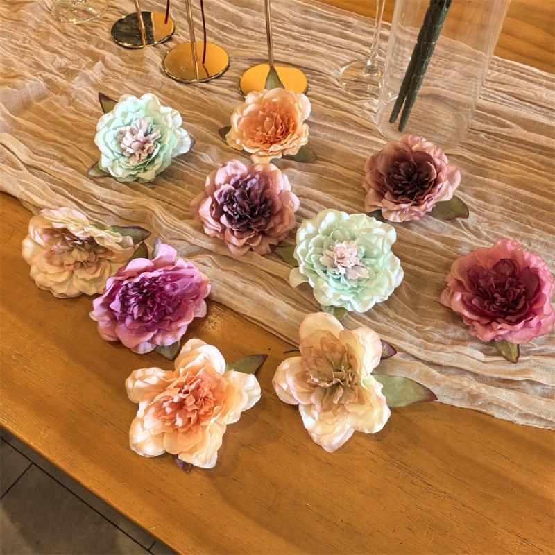 1Pair Sandals Decorations Flower Shoe Accessories Vacation Style Removable Butterfly Orchid Shoes Charms Diy Shoe Buckle