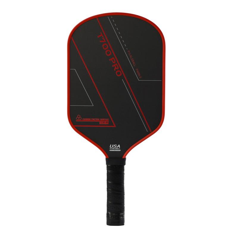 Carbon Fiber Pickleball Paddle With Textured Grip Surface Lightweight Design Beginners Recreational Players