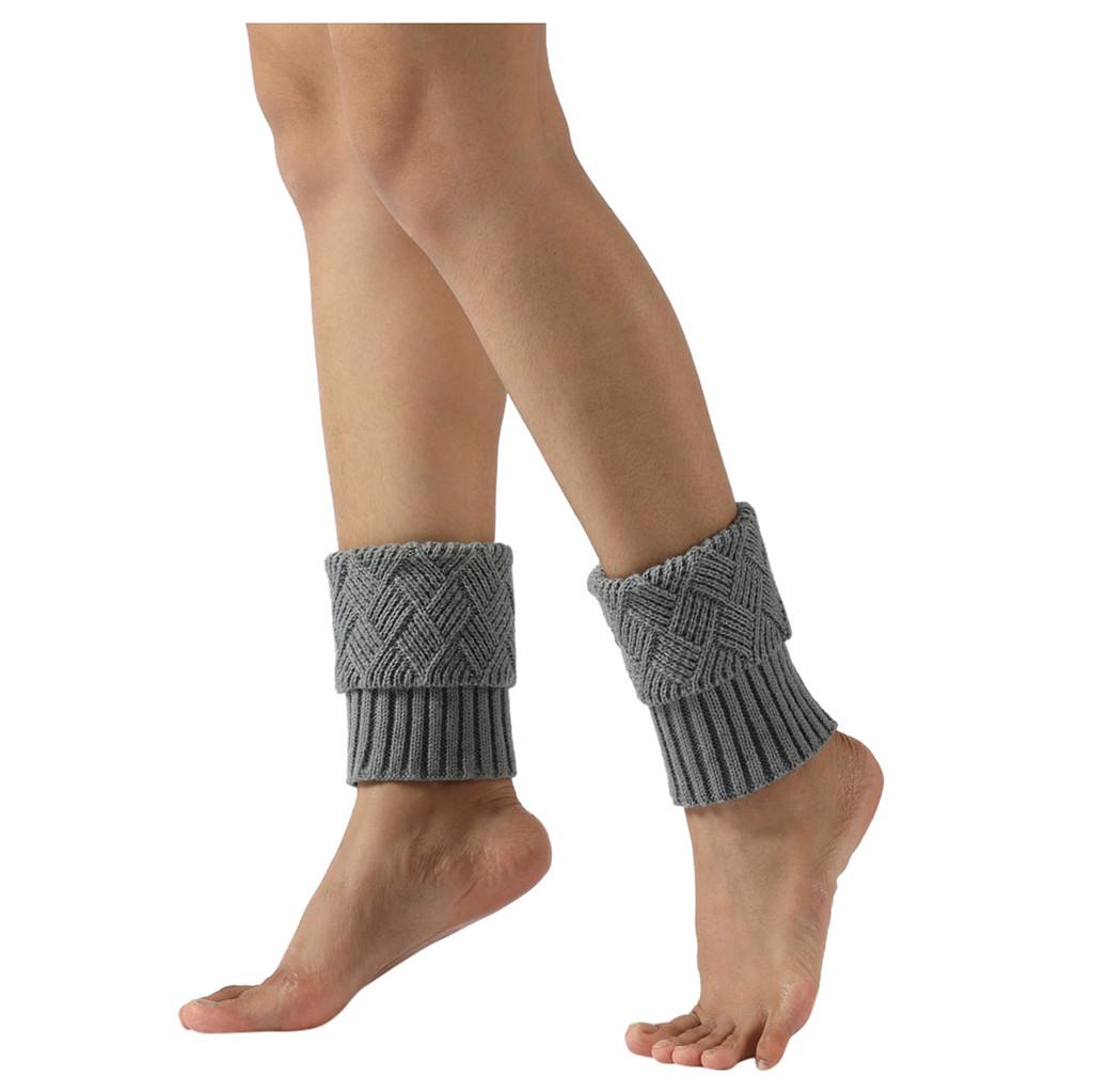 HF] Women Winter Warm Knit Leg Warmers 