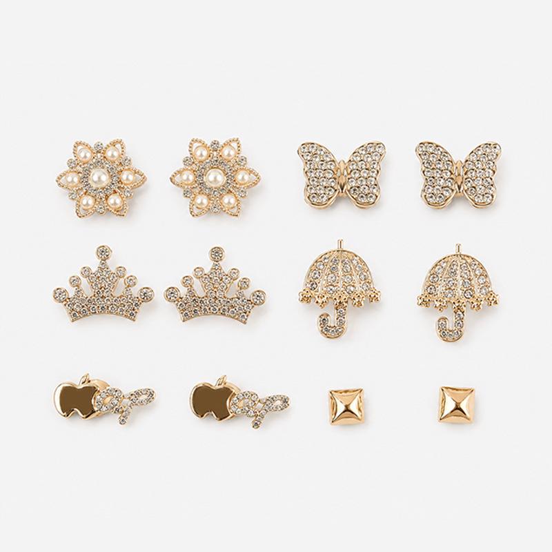 3D Cartoon Shoe Buckle Accessories: Cute DIY Detachable Decorative Flower Buckles for Shoes