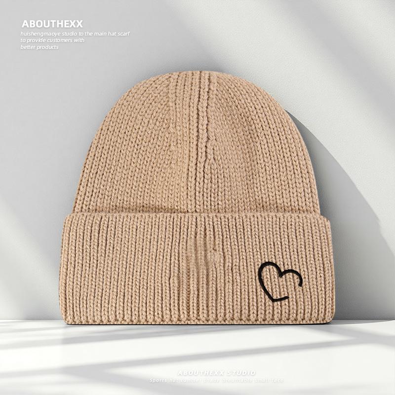 Japanese Original Large Head Circumference Wool Hat for Women Autumn and Winter Warm Pullover Cold Hat Men's Ear Protection Knitted Hat