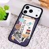 BOARDING PASS Phone Case for iPhone 17 Air 16 15 11 12 14 13 Pro Max Shockproof Cover