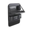PU Car Seat Organizer With Foldable Table Tray Vehicle Tidy And Organized Waterproof Toy Storage Pu